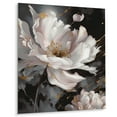 thumbnail image 2 of Designart "Daisy Symphony White and Gold II" Floral Daisy Metal Wall Art, 2 of 5