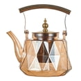 thumbnail image 4 of serony Glass Teapot Copper Handle 33 oz Boiling Tea Kettle for Home Flowering Tea, 4 of 8