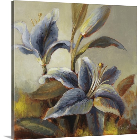 Great BIG Canvas | Lanie Loreth Premium Thick-Wrap Canvas entitled Lilies After the Rain