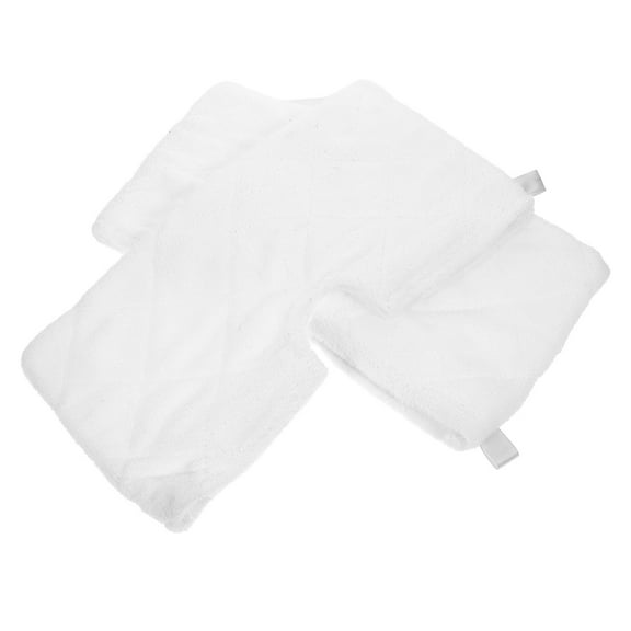 FOMIYES Mop Pad For Steam Mop 2Pcs Reusable Microfiber Washable 12.58X7.07In