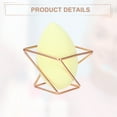thumbnail image 5 of Unique Bargains Square Beauty Egg Holder Drying Stand Cosmetic Egg Holder Metal Sponge Egg Case Rose Gold Tone, 5 of 7
