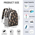 thumbnail image 6 of Pitbull Dog and Footprint Backpack for School,Cute School Bag,Schoolbag with Adjustable Shoulder Straps & Padded Back,15"x11.42"x5.5", 6 of 6