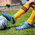 thumbnail image 4 of Botas de fútbol para césped artificial unisex | Botas de fútbol sala de entrenamiento profesional para exteriores e interiores, para niños y niñas, para terreno firme, 4 of 5