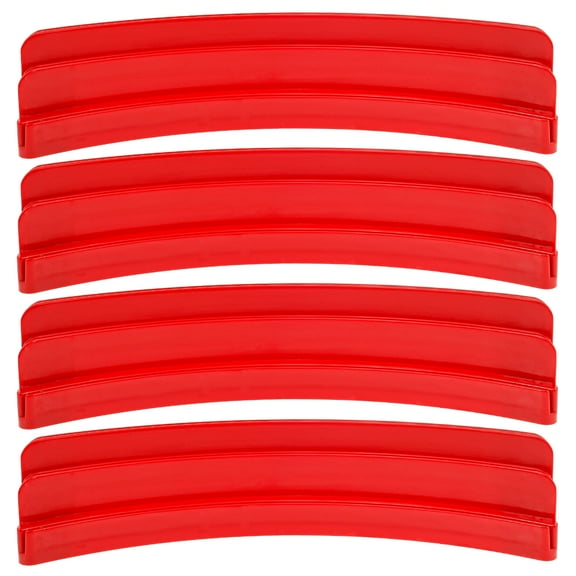 Grusce 4pcs Playing Card Holder Curved Design Non Slip Hand Free Plastic Game Card Holder for Group Game for Children Adult