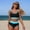 A325 Light Blue, variant on Bikini Sets for Women Built-in Bra Color Block Scoop Neck Two Piece Swimsuits Contrast Binding Sporty Bathing Suits Cheeky Beachwear