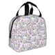 thumbnail image 2 of Easygdp Purple Rabbit Bolsa Térmica Premium - Tela Oxford Impermeable, Gran Capacidad, Bolsillo Frontal, Unisex para Trabajo, Escuela, Actividades al Aire Libre y Picnics, 2 of 8
