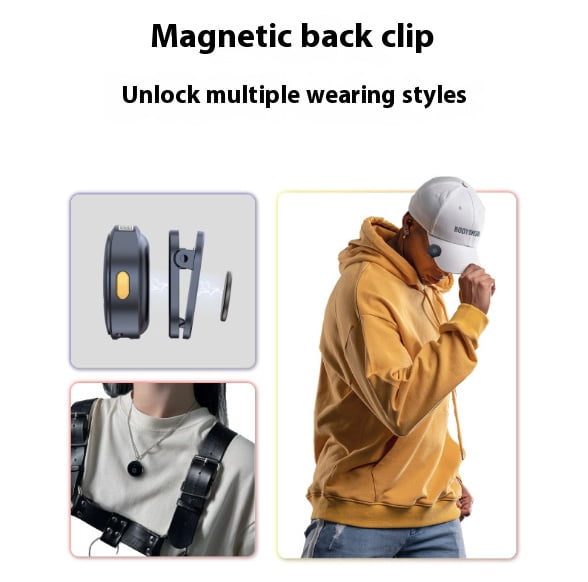 Wireless Lavalier Mic for Insta360 X3/ONE X2 – Bigcan 2.4GHz Clip-on Microphone System with Charging Case, Omnidirectional DSP Noise Canceling, 30H Battery for Vlogging Recording Streaming