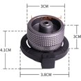 thumbnail image 2 of Locking Conversion Adapter, For Nozzle Bottle Type/butane Gas Cartridge (z11), 2 of 5