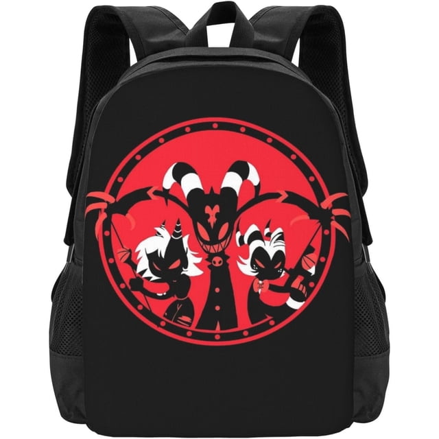 Helluva Boss Backpack,3d Print Laptop Backpack Lightweight Casual Daypack Bookbag 16.5 In