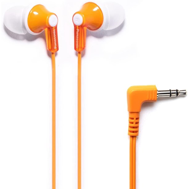 Auriculares intraurales con cable Panasonic RP-HJE120-D, naranja