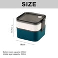 thumbnail image 2 of Premium Bento Lunch Box, 2 Compartments, Leakproof, Includes Divider,  Bento Box, Microwave-/Dishwasher-safe, 2 of 6
