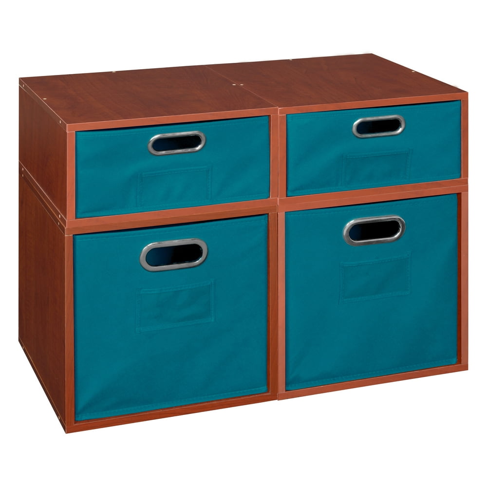 Niche Cubo Storage Set 2 Full Cubes/2 Half Cubes with Foldable Storage