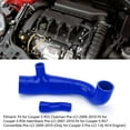 thumbnail image 2 of Ensemble de Boyau d'Admission en Silicone, 2 Pcs Longue Durabilité Facile à Installer Conduit d'Admission d'Air pour Cooper S R55 R56 R57 Pré-LCI 1,6 L N14, 2 of 7