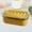 Yellow, variant on WZXPWT Soap Dish with Lid, Draining Bar Soap Holder, European-Style Printed Soap Case, Bathroom Household Cleaner