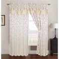 thumbnail image 1 of RT Designers Collection PNB10605 Brenda Jacquard 54 x 84 in. Rod Pocket Curtain Panel with Attached 18 in. Valance, Beige, 1 of 5