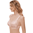 thumbnail image 4 of BIMEI Women's Mastectomy Bra Pockets Wireless Post-Surgery Plus Size Sleep Bra -2318,Rose,34C, 4 of 10