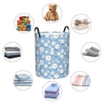 thumbnail image 2 of Daisies Flowers Bloom Laundry Basket, Laundry Hamper Waterproof Laundry Bag Clothes Hamper Laundry Bin with Handles for Bedroom, Living Room, Kids Room-#, 2 of 5