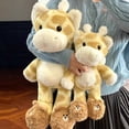 thumbnail image 5 of Cute Giraffe Plush Toy, Soft Long-Neck Stuffed Animal Doll, Cozy Hug Pillow for Sleeping, Fluffy Plush Companion for Bed and Sofa, Adorable Home Décor Gift for Her and Friends, 5 of 16