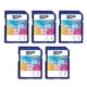 thumbnail image 1 of Tarjeta de memoria flash SDHC Clase 10 UHS-1 de 32 GB, paquete de 5 unidades de Silicon Power, 1 of 1