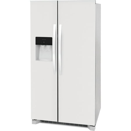 Frigidaire - 25.6 Cu. Ft. Side-by-Side Refrigerator - White