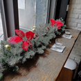 thumbnail image 3 of 9 Ft Christmas Garland Rattan Door Christmas Decoration A, 3 of 4