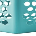 thumbnail image 6 of Mainstays 2 Bushel Flexible Square Laundry Hamper, Teal, 6 of 15
