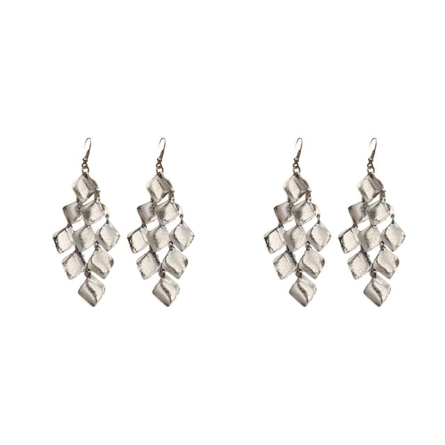 Qarigey Paquete de 2 pendientes de moda largos multicapa con borlas Boho galvanoplastia accesorios de mujer Día de San Valentín para Type1 NO1