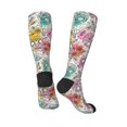 thumbnail image 4 of Balery Skull And Flowers Fun Novelty Socks Men'S Women'S Crew Socks Funny Crazy Novelty Socks Quirky And Cool Socks, 4 of 9
