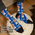 thumbnail image 2 of Personalized Doctor Socks with Faces, 2 of 5