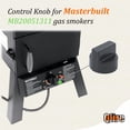 thumbnail image 4 of Perilla de control Qfire 911060014 para ahumador a gas propano Masterbuilt, 4 of 6