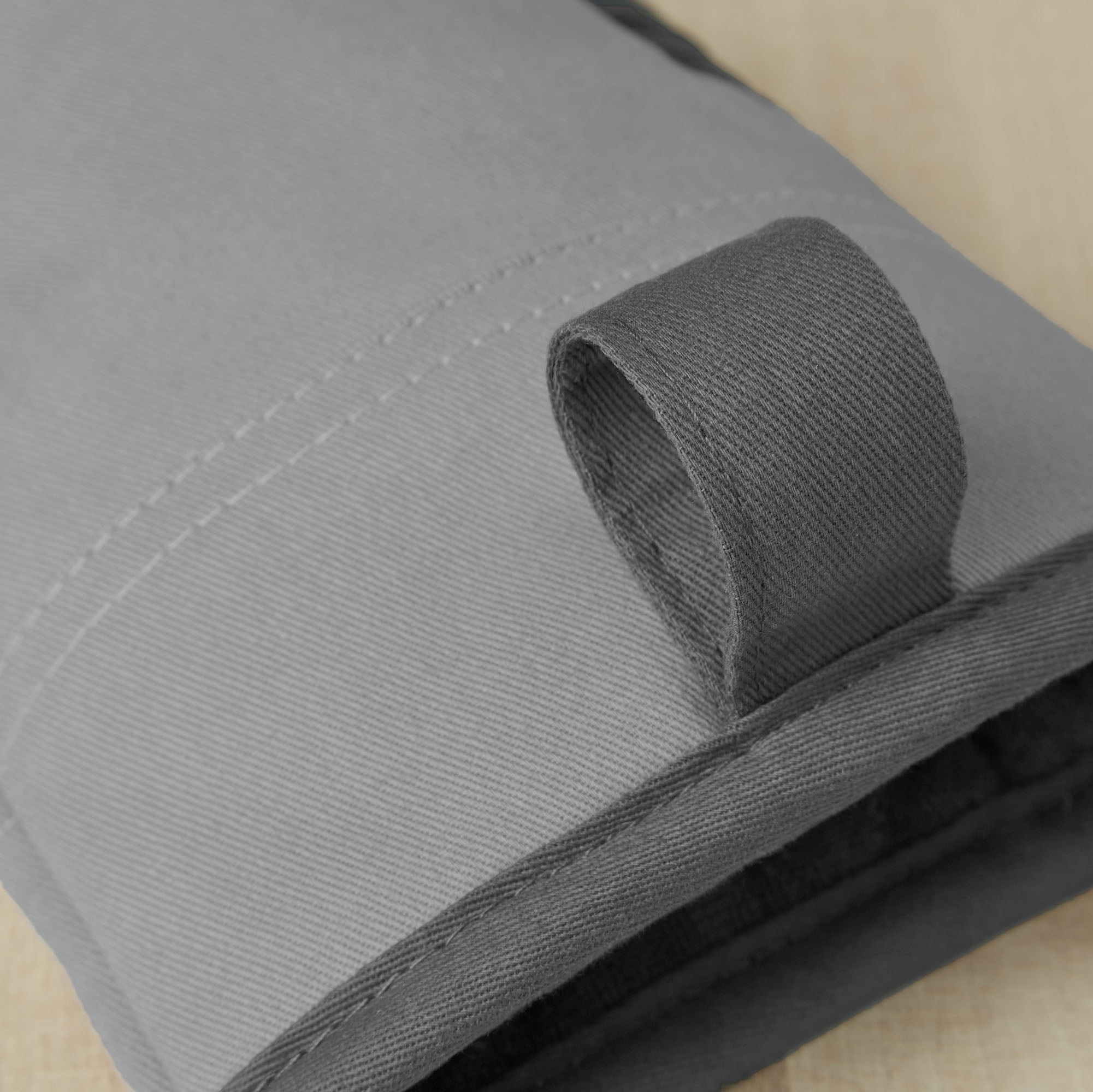 KitchenAid Beacon Two-Tone Mini Oven Mitt 2-Pack Set, Cool Grey/Frost Grey, 5.5"x8"
