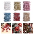 thumbnail image 2 of 24PCS Thin Christmas Garnishes Colorful Impregnable EDIT Globes For Celebratory Tree Decorating, 2 of 8