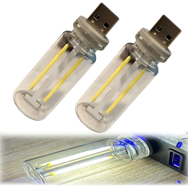 Lámparas de ambiente para interiores de inspiración retro, lámparas de noche retro para coche con USB, luces de ambiente para interiores de coche, lámparas retro para coche, bombilla para coche, luz d
