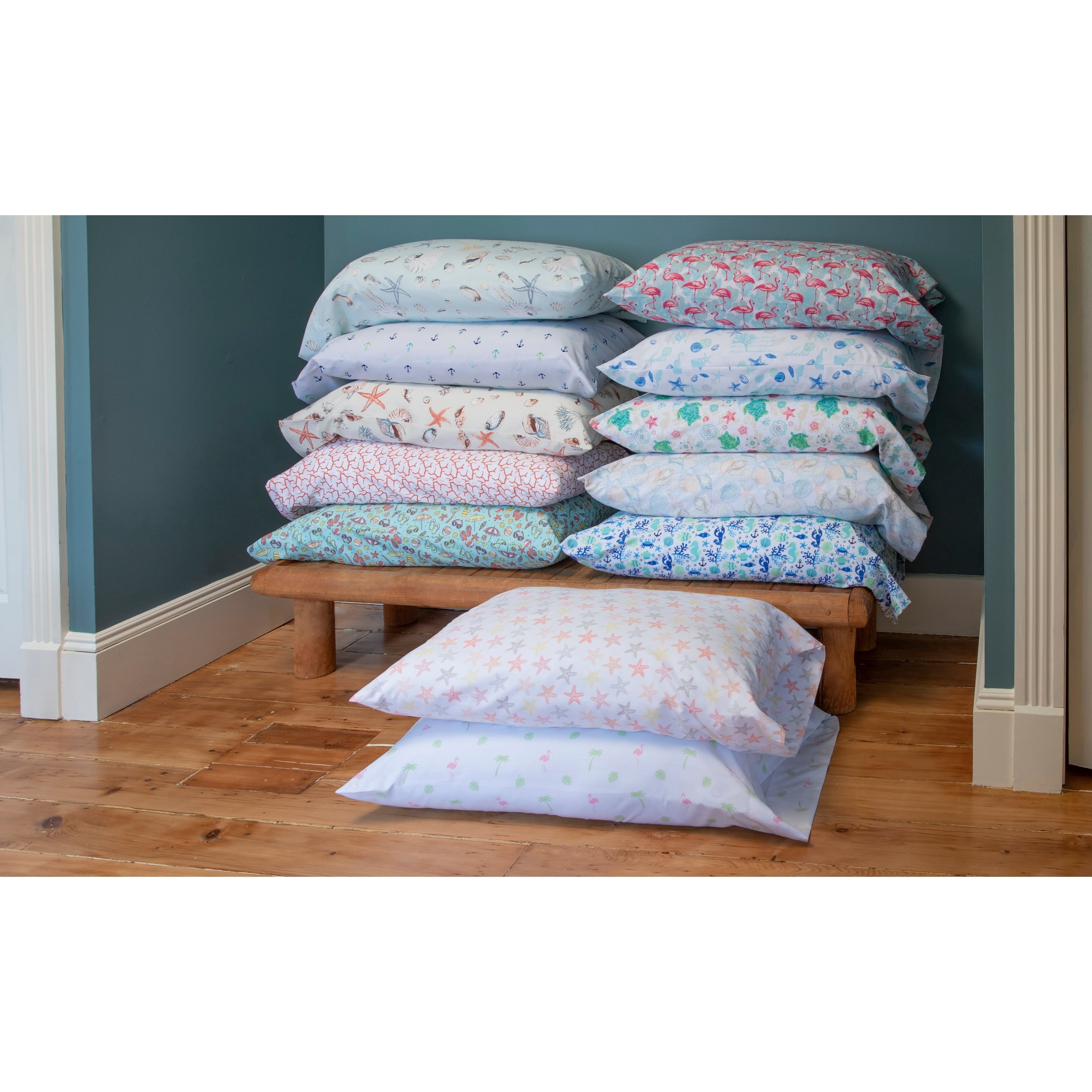 Coastal Print Sheet Set|Queen - Ocean Paradise Coastal Print Sheet Set|Queen - Ocean Paradise