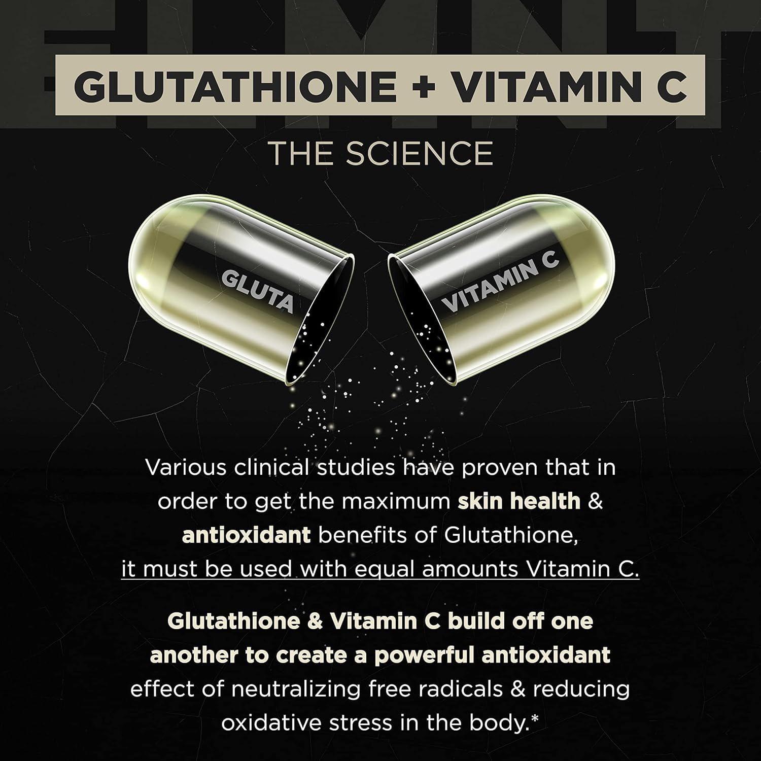 glutathione clinical studies TERRA ELMNT 2150mg Liposomal Glutathione Supplement, Antioxidant Complex  for Skin Brightening, Detox and Absorption