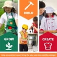 thumbnail image 6 of Born Toys Construction Worker, Gardening Costume, Chef or Baker Dress up Clothes for Kids 3-7, 6 of 7