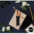 thumbnail image 4 of Inkdotpot Silver Foil Paper Hang Tags Hugs & Kisses From The Wedding Favor Tags 50 Pieces, 4 of 6