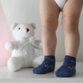 thumbnail image 2 of Debra Weitzner Non-Slip Toddler Socks With Grips for Baby Boys and Girls - Anti-Slip Crew Socks for Infant's and Kids, 12 Pairs, 2 of 8