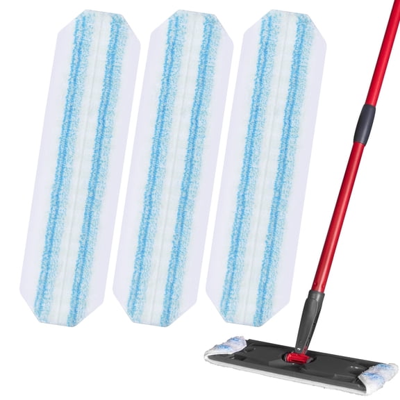 3-Pack Mop Head Rplacement Compatible with O-Cedar H2prO Flat Mop System
