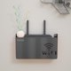 thumbnail image 4 of Trådlös Wifi Router Hylla Förvaringslåda Väggmonterad ABS Organiserare Svart, 4 of 5