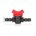 thumbnail image 2 of SHAR 10PCS 1/2 Hose Irrigation Fittings Barbed in Line Valve Garden Irrigation Connector, 2 of 6