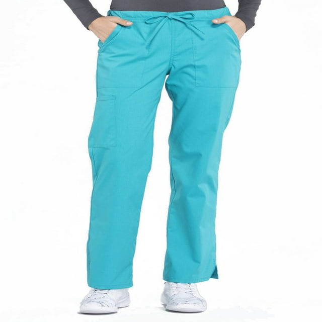 CHOK Workwear Professionals Women‘s Scrubs Pant Mid Rise Straight Leg Drawstring WW160