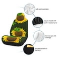thumbnail image 4 of Uemuo Sunflower Pattern Car Seat Covers for Front Seats Waterproof Seat Covers for Cars, Universal Auto Front Seats Protector Fits for Car-2 PCS, 4 of 6