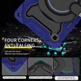 thumbnail image 2 of FJLBDE Case for Samsung Galaxy Tab A7 Lite 8.7 Inch 2021 SM-T220/T225/T227 with 360 Kickstand, Shoulder Strap Carrying Protective Cover, Navy Blue, 2 of 6