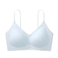 thumbnail image 3 of DDAPJ pyju Jelly Bras for Women 2026 No Underwire Wireless Tshirt Bra Push Up Seamless Bralettes Light Blue L, 3 of 7