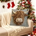 thumbnail image 4 of Decorative Throw Pillow Cover Cute Embroidery Soft Short Lint Pillowcase for Sofa Bedroom Living Room Home Decor Accent Cushion Cozy Plush Decorative Pillow Modern Farmhouse Boho Chic Pillow Shams, 4 of 6