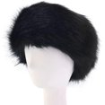 thumbnail image 3 of Diadema de invierno, diadema de piel de zorro sintética, calentador de orejas de invierno, diadema de piel sintética, calentador de orejas, calentador para exteriores, envoltura para la cabeza para m, 3 of 3