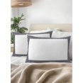 thumbnail image 3 of Waterproof Outdoor Throw Pillows with Inserts 12"x20", White Greek Key Soft Decorative Pillowcases for Couch Bedroom, Geometric Greece Ancient Farmhouse Geo Pillow Covers for Sofa Living Room, 3 of 8