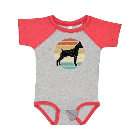 

Inktastic Boxer Dog Vintage Silhouette Gift Baby Boy or Baby Girl Bodysuit