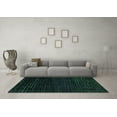 thumbnail image 3 of Ahgly Company Indoor Square Abstract Green Modern Area Rugs, 7' Square, 3 of 4
